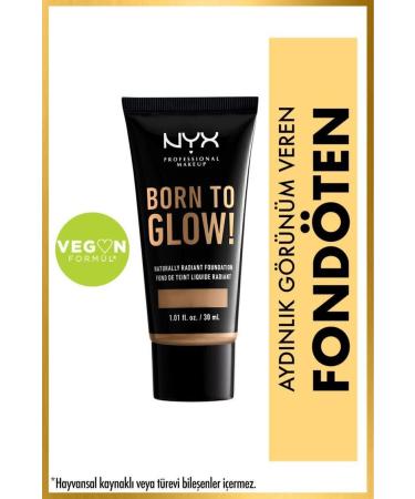 NYX Professional Makeup Born To Glow! Naturally Radiant Foundation 15 - Caramel