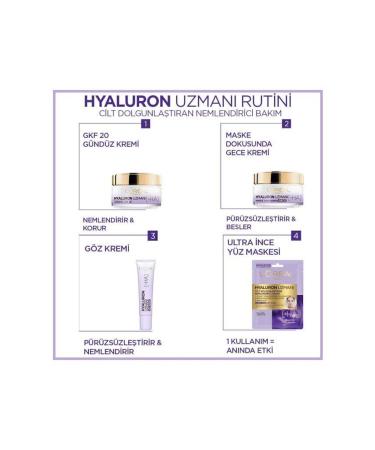 L'Oreal Paris Hyaluron Expert Skin Plumping Moisturizing Eye Cream - Hyaluronic Acid - Buy Online on GoSupps.com