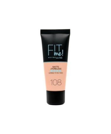 Maybelline New York Matte Foundation - Fit Me Matte Poreless Foundation 108 Rose Vanilla