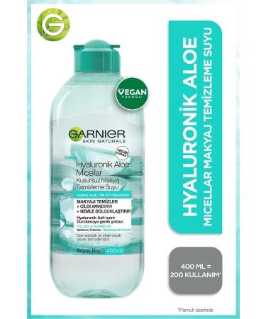 Garnier Hyaluronic Aloe Micellar Flawless Make-Up Remover Water 400ml
