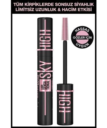 Maybelline New York Lash Sensational Sky High Cosmic Black Mascara & Instant Anti Age Eraser Concealer - 01 Light - Buy Online on GoSupps.com