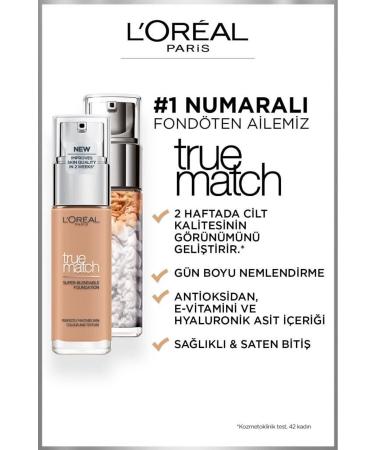 L'Oreal Paris L'Or al Paris True Match Caring Foundation 5R ROSE SAND - Buy Online on GoSupps.com