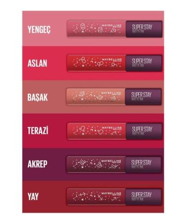 Maybelline New York Super Stay Matte Ink Zodiac Liquid Matte Lipstick- 15 Lover (Cancer) - Buy Online on GoSupps.com
