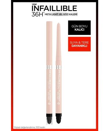 L'Oreal Paris Infaillible Meta Light Gel Eyeliner - Bright Nude