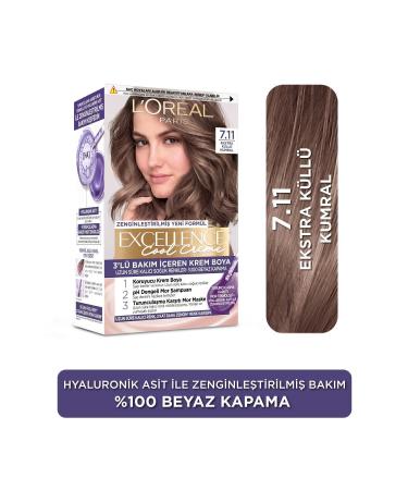 L'Oreal Paris L'or al Paris Excellence Cool Creme Hair Dye 7.11 Extra Ash Blonde