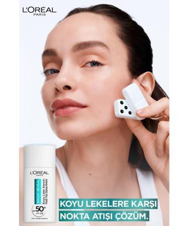 L'Oreal Paris Bright Reveal Spf 50+ Anti-Dark Spot Fluid Daily Face Sunscreen 50ml High Protection - Buy Online on GoSupps.com