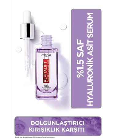 L'Oreal Paris Revitalift Filler 1.5% Pure Hyaluronic Acid Anti-Wrinkle Serum - 30 ml
