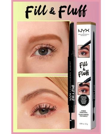NYX Professional Makeup Fill & Fluff Eyebrow Pomade Pencil - Blonde - Buy Online on GoSupps.com
