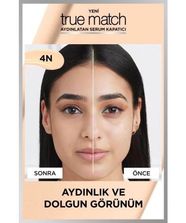 L'Oreal Paris True Match Brightening Serum Concealer - 4n 11 ml - Buy Online on GoSupps.com