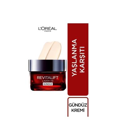 L'Oreal Paris Anti-Aging Revitalift Laser X3 Skin Serum 30 ml Day Cream 50 ml - Buy Online on GoSupps.com
