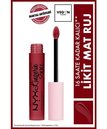 NYX Professional Makeup Lip Lingerie Xxl Matte Liquid Lipstick Its Hotter