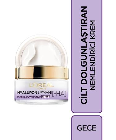 L'Oreal Paris STD Hyaluron Expert Skin Plumping Moisturizing Night Cream - Hyaluronic Acid Classic
