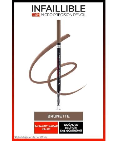 L'Oreal Paris Infaillible 24H Micro Precision Eyebrow Pencil - Brunette