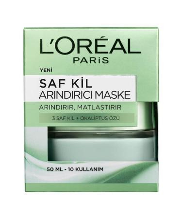 L'Oreal Paris STD Paris Pure Clay Purifying Mask Classic - Buy Online on GoSupps.com