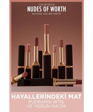 L'Oreal Paris Loreal Paris Color Riche Intense Volume Matte Lipstick - 601 Nude - Buy Online on GoSupps.com