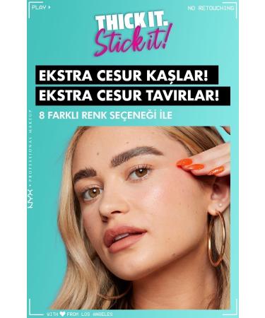 NYX Professional Makeup Thick It. Stick It! Eyebrow Mascara Cool Blonde - Buy Online on GoSupps.com