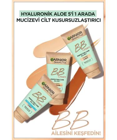 Garnier Bb Cream Miraculous Skin Perfector Light Tone Spf 15 50ml - Buy Online on GoSupps.com