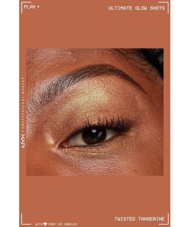 NYX Professional Makeup Ultimate Glow Shots Shimmering Liquid Eyeshadow - 08 Twisted Tangerine - Buy Online on GoSupps.com