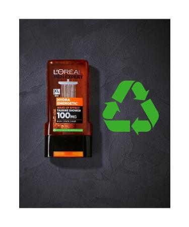 L'Oreal Paris Men Expert Hydra Energetic Energizing Shower Gel 300ml - Buy Online on GoSupps.com