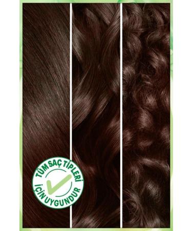 Garnier Nutrisse Intense Nourishing Permanent Cream Hair Dye 4 1:2 Luminous Brown - Buy Online on GoSupps.com