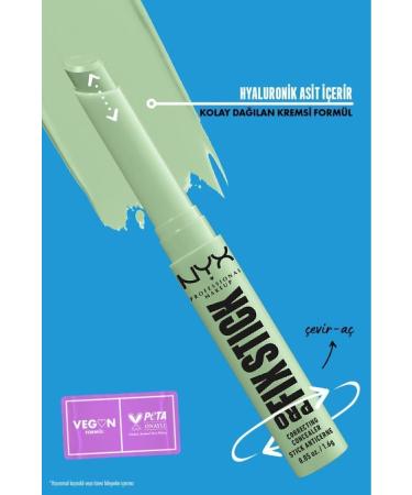 NYX Professional Makeup Pro Fix Stick Color Equalizer - 0.1 Green - Buy Online on GoSupps.com