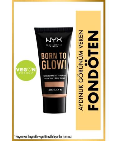 NYX Professional Makeup Born To Glow! Naturally Radiant Foundation 7.5 - Soft Beige