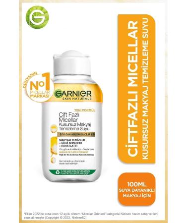 Garnier Dual Phase Micellar Flawless Make-Up Remover Water 100ml