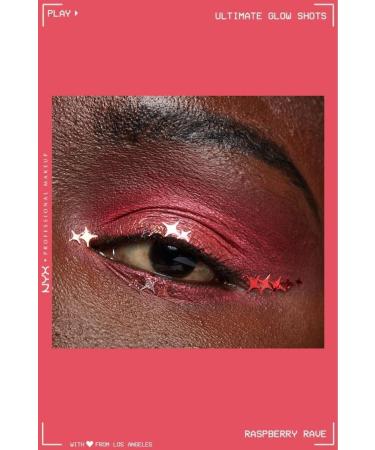 NYX Professional Makeup Ultimate Glow Shots Shimmering Liquid Eyeshadow - 12 Raspberry Rave - Buy Online on GoSupps.com