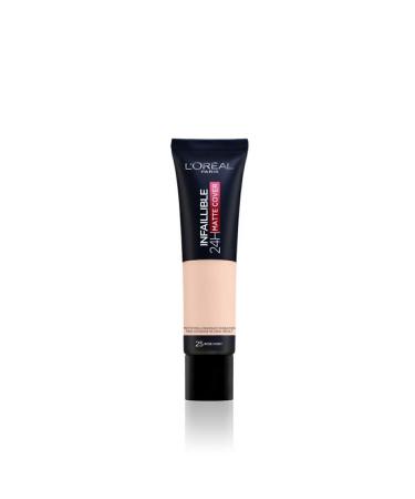 L'Oreal Paris L'or al Paris Infaillible 24h Matte Cover High Coverage Foundation - 25 Rose Ivory