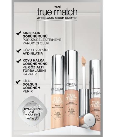 L'Oreal Paris True Match Brightening Serum Concealer - 2r 11 ml - Buy Online on GoSupps.com