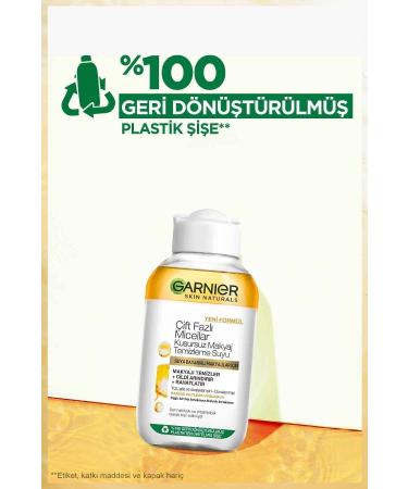 Garnier Dual Phase Micellar Flawless Make-Up Remover Water 100ml - Buy Online on GoSupps.com