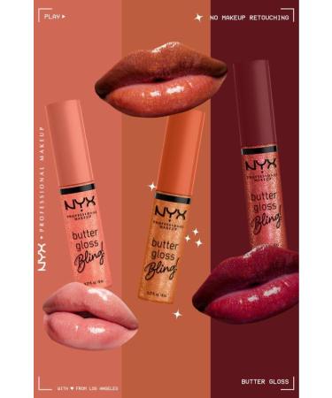 NYX Professional Makeup Butter Gloss Bling Shiny Lip Gloss - 03 Pricey - Buy Online on GoSupps.com
