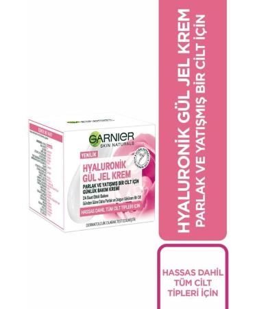 Garnier Hyaluronic Rose Gel-cream - Daily Care Cream for a Bright and Soothed Skin