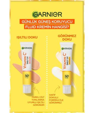 Garnier Vitamin C Bright 2-Pack Sunscreen Set Invisible Texture - Buy Online on GoSupps.com