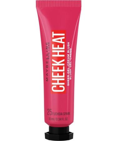Maybelline New York Cheek Heat Liquid Blush - 25 Fuchsia Spark - Fuchsia