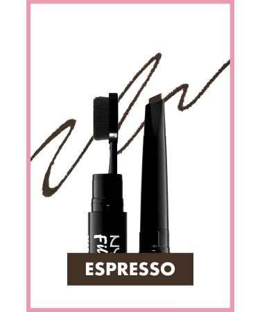 NYX Professional Makeup Fill & Fluff Eyebrow Pomade Pencil Eyebrow Pencil - Espresso - Buy Online on GoSupps.com