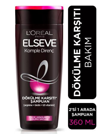 Elseve Complete Resistance Anti-Hair Loss 2 in 1 Shampoo 360 ml