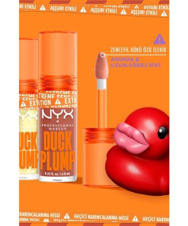 NYX Professional Makeup Duck Plump Lip Gloss - 01 Clearly Spicy - Buy Online on GoSupps.com