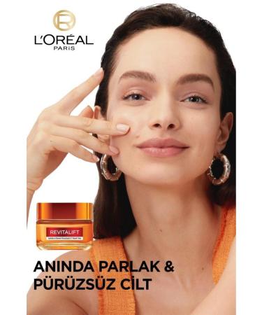 L'Oreal Paris Revitalift Clinical Brightening & Pore Smoothing Moisturizing Vitamin C Cream 50 Ml - Buy Online on GoSupps.com