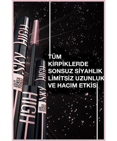 Maybelline New York Lash Sensational Sky High Cosmic Black Mascara 7.2 ml & Mini Sky High Cosmic Black Mascara - Buy Online on GoSupps.com
