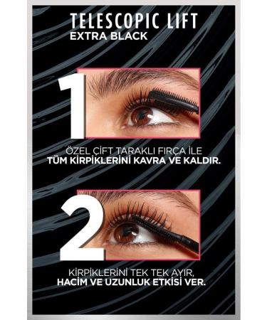 L'Oreal Paris Panorama Volumizing Mascara Dark Brown & Mini Paradise Mascara Set - Buy Online on GoSupps.com