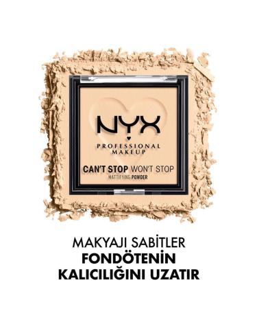 NYX Professional Makeup Can't Stop Won't Stop Mattifying Powder- Light - Buy Online on GoSupps.com