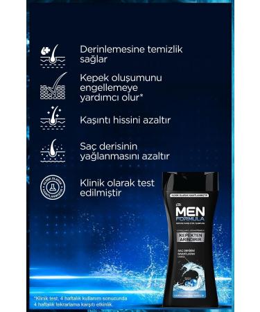  pek Men Formula Anti-Dandruff Effective 6-Piece Shampoo Set - Normal Hair - Buy Online on GoSupps.com