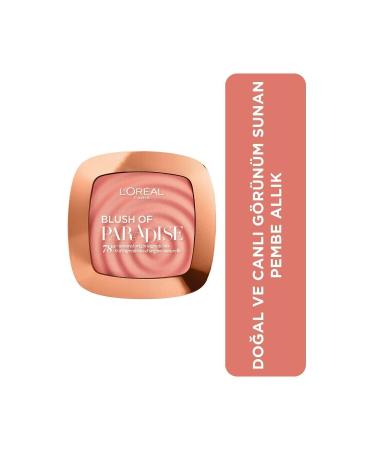 L'Oreal Paris Women's Pink Blush - Wake Up and Glow Blush 03 Melon Dollar Baby 3600523707157