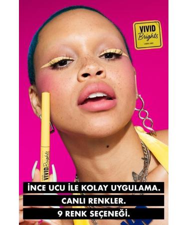 NYX Professional Makeup Vivid Brights Liquid Eyeliner - Don't Pink Twice - Buy Online on GoSupps.com