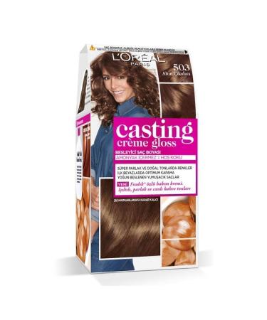 L'Oreal Paris L'or al Paris Casting Cr me Gloss Hair Dye - 503 Golden Chocolate - Buy Online on GoSupps.com