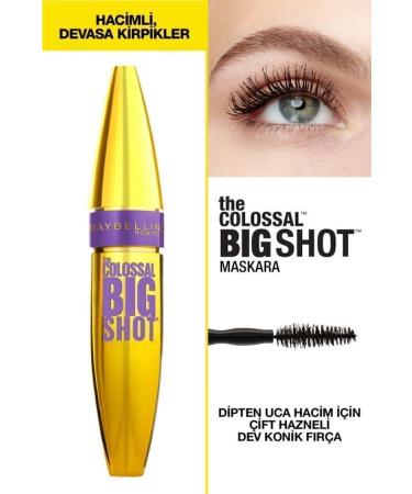 Maybelline New York Maybelline Colossal Big Shot Black Mascara - Buy Online on GoSupps.com