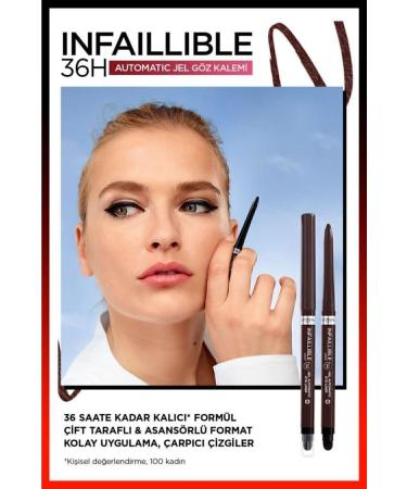 L'Oreal Paris Infaillible Automatic Gel Eyeliner - Brown - Buy Online on GoSupps.com