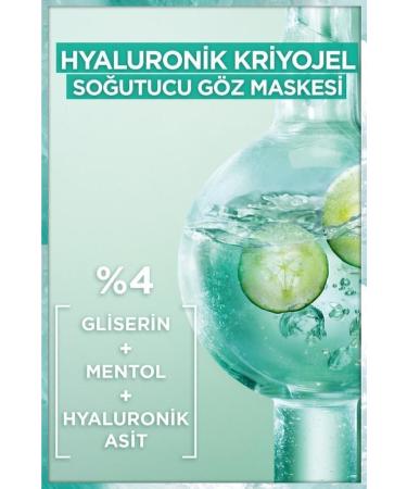 Garnier Hyaluronic Cryogel Anti-Fatigue Cooling Eye Mask - Buy Online on GoSupps.com