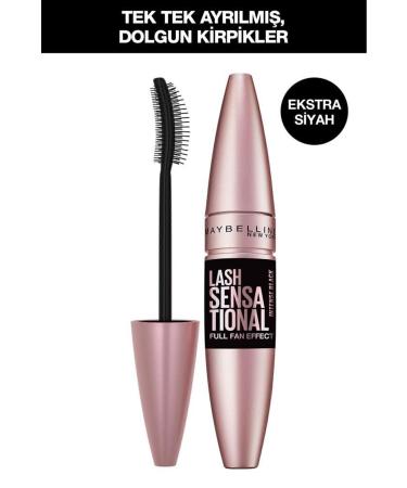Maybelline New York Maybelline Lash Sensational Mascara Intense Black Black & Mini Lash Sensational Mascara - Buy Online on GoSupps.com